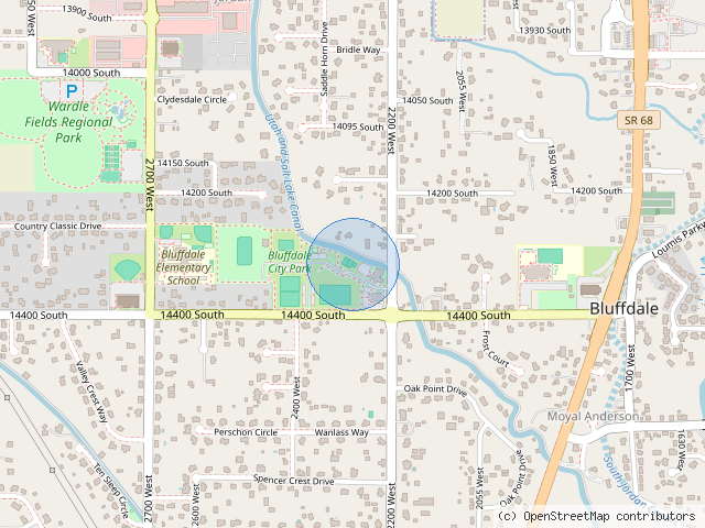 Map near Near 2200 West, Bluffdale UT 84065